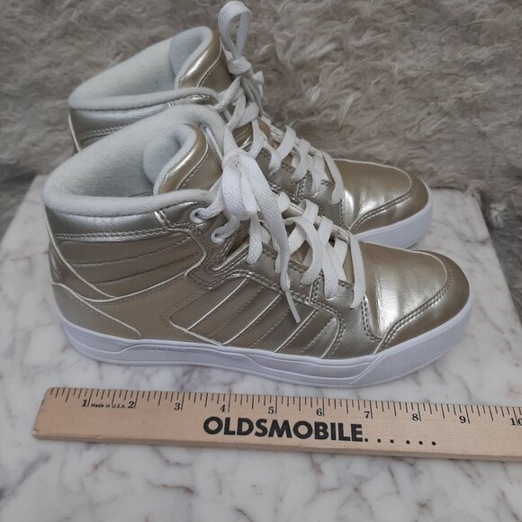 Adidas F98976 Women's Neo Raleigh Mid Cyber Metallic Sneaker Size US 6 - Picture 3 of 8